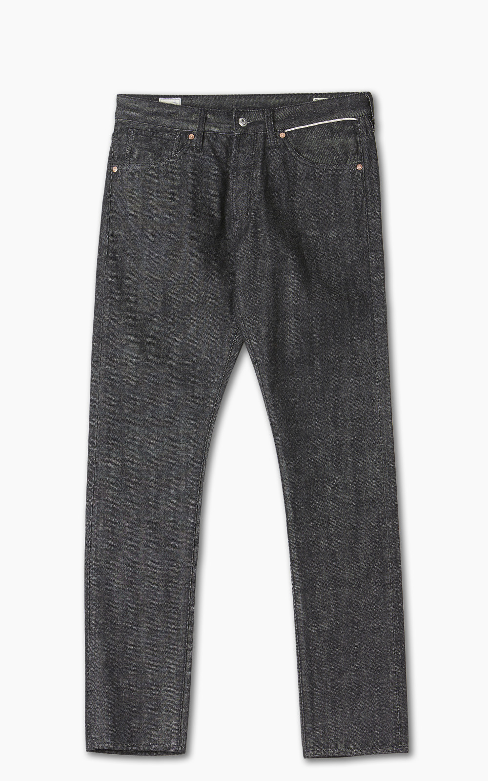 Benzak B-01 Slim Colour Denim Black Selvedge 14oz | Cultizm