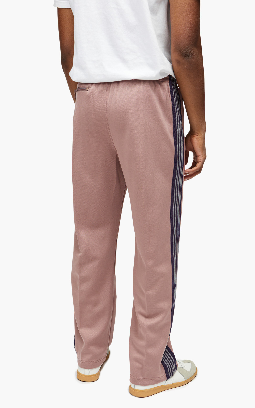 Needles Track Pant Poly Smooth Taupe | Cultizm