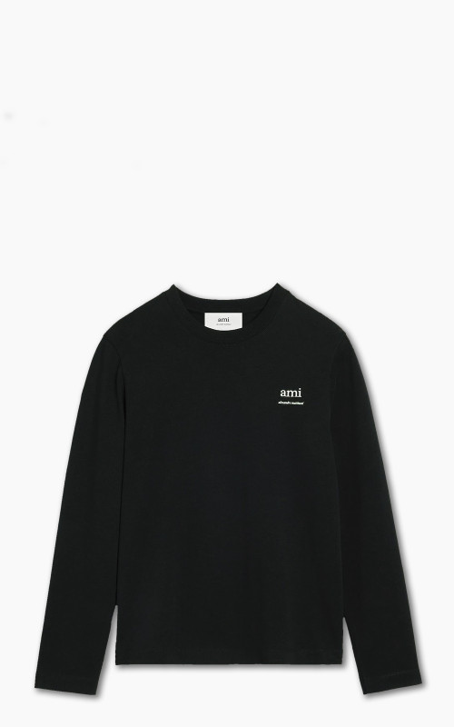 AMI Paris Ami Alexandre Mattiussi Long Sleeve T-Shirt Black