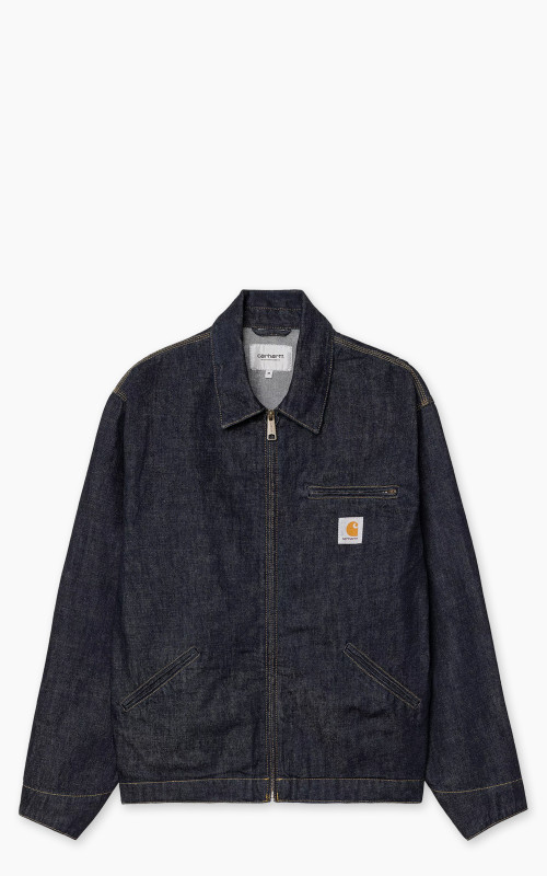 Carhartt WIP OG Detroit Jacket Camano Denim Blue Rinsed