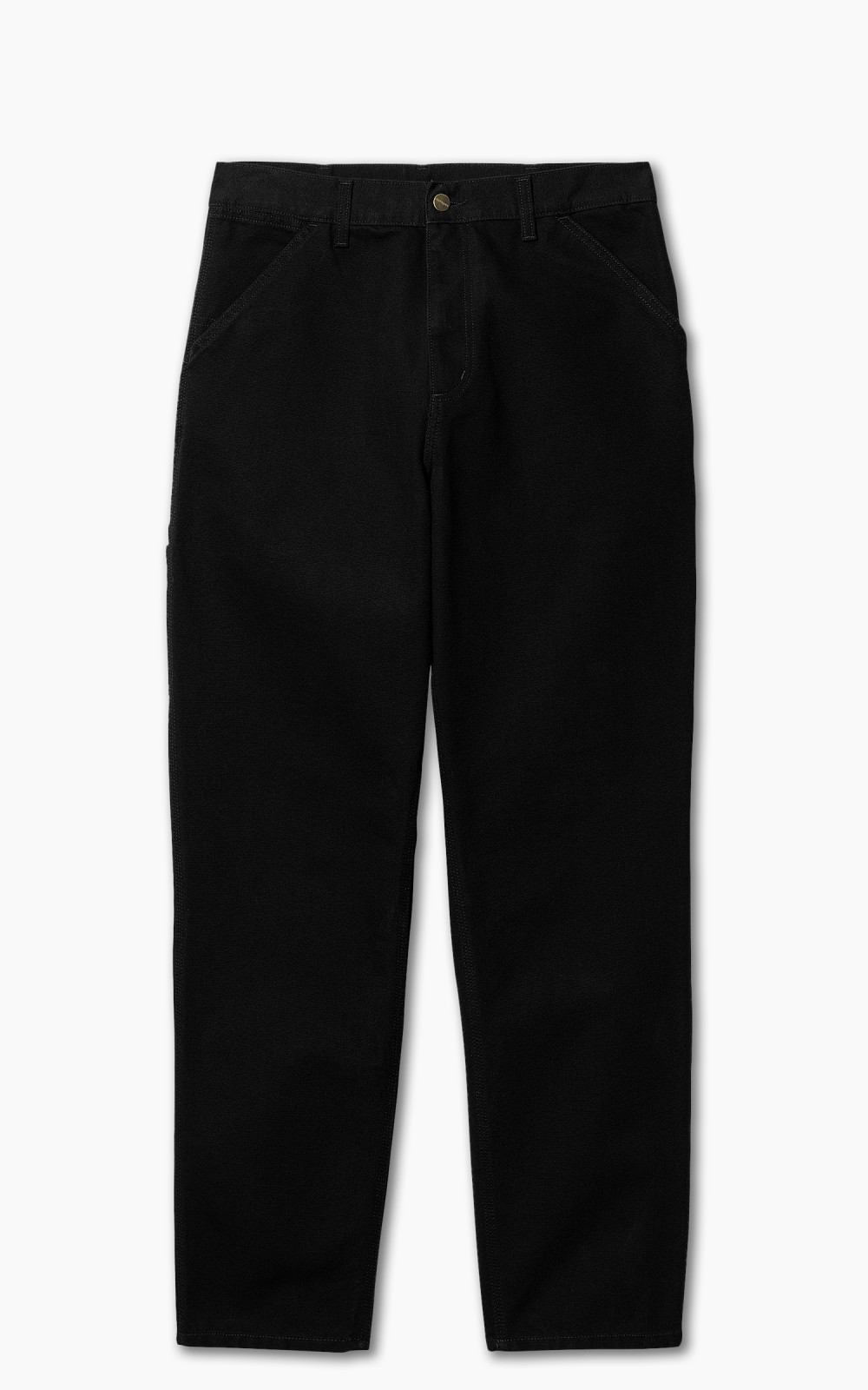 Carhartt WIP Single Knee Pant Dearborn Canvas Rinsed Black | Cultizm