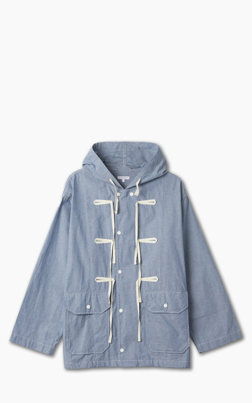 Engineered Garments LT Parka Cotton Chambray Light Blue