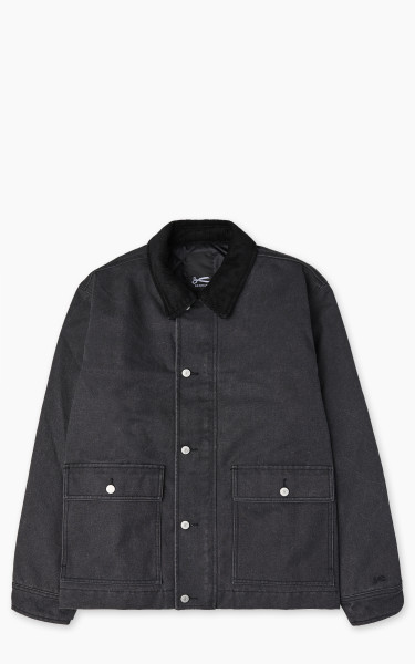 Denham Liam Worker Jacket Heavy Cotton Canvas Raven