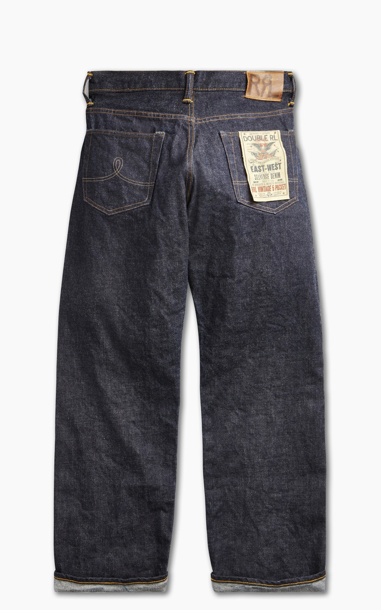 RRL Vintage 5-Pocket East-West Selvedge Jeans Indigo | Cultizm