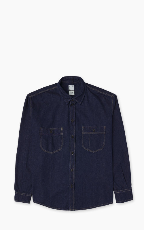 Eat Dust Mechanic Shirt Delhi Denim Blue Stone Wash