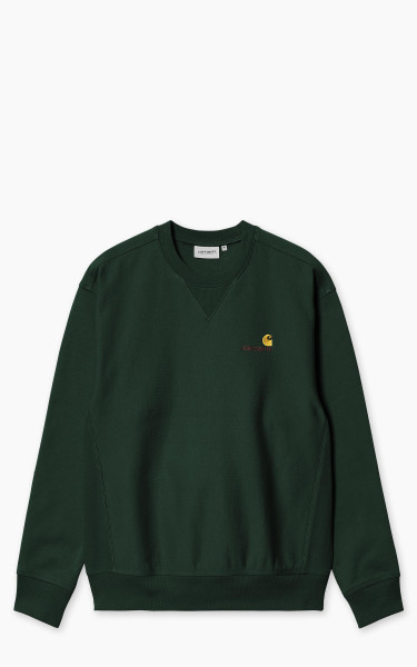 Carhartt WIP American Script Sweatshirt Conifer