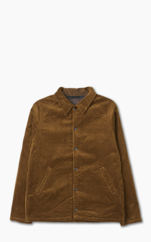 Momotaro Jeans Corduroy Coach Jacket Brown