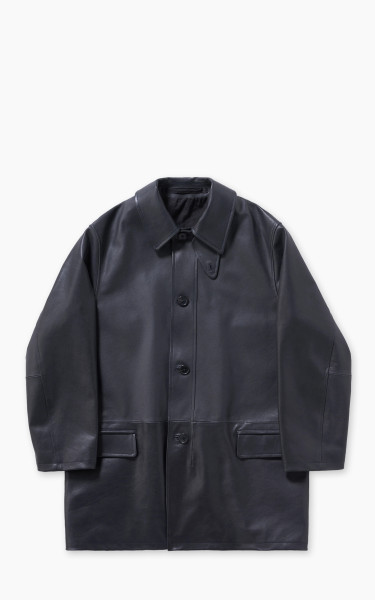 Kaptain Sunshine Hunter Leather Coat Black