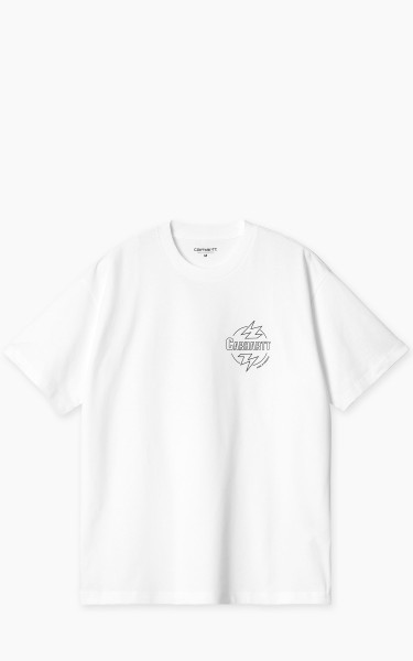 Carhartt WIP S/S Ablaze T-Shirt White/Black