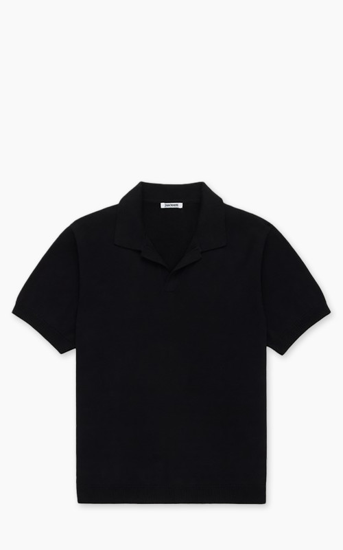 3sixteen Knit Polo Pima Cotton Black