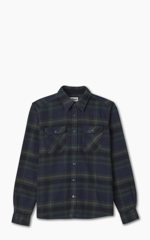 Barbour Snowcap Tailored Shirt Navy