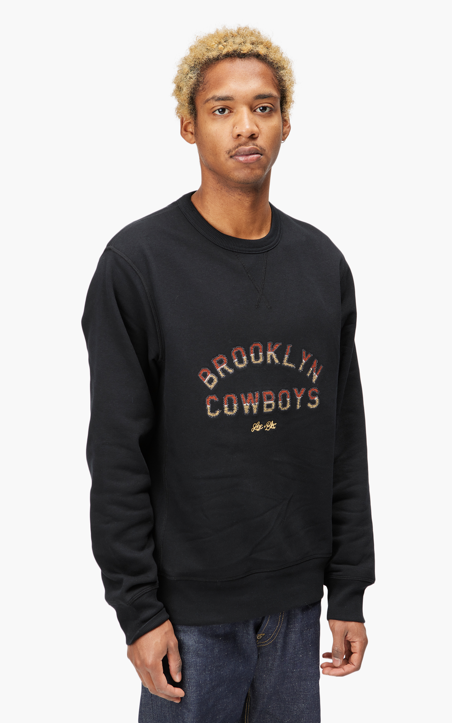 Lee® x The Brooklyn Circus® Cowboys Graphic Sweatshirt in Black