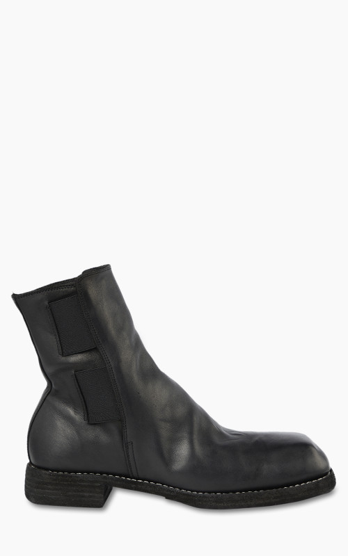 Guidi 79087 Leather Chelsea Boot Black