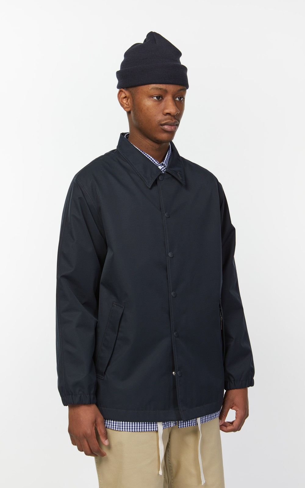 Nanamica 2L GORE-TEX Coach Jacket Navy | Cultizm