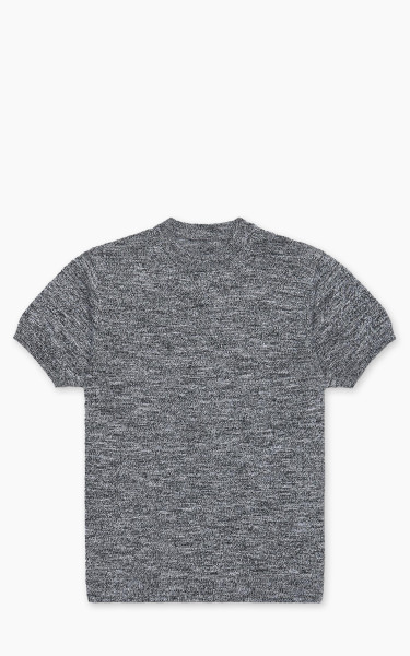 3sixteen Knit T-Shirt Black Marled Yarn