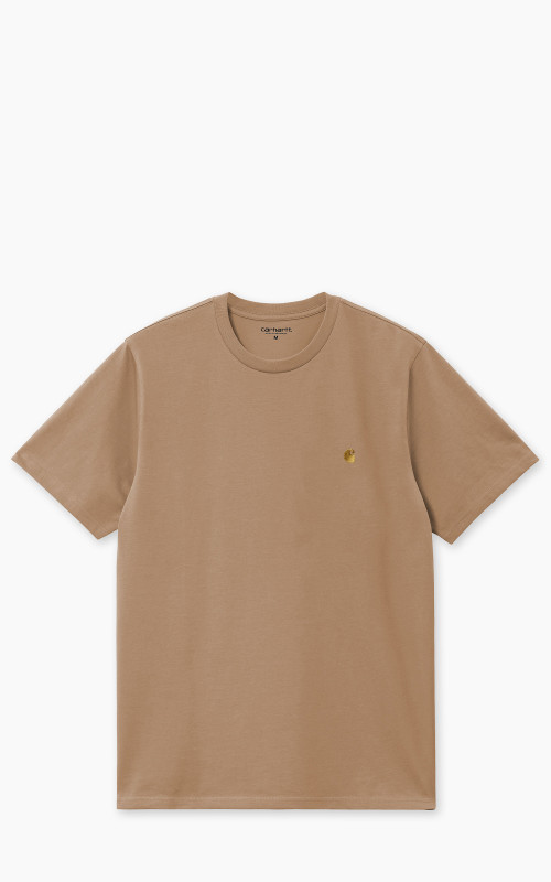 Carhartt WIP S/S Chase T-Shirt Peanut/Gold