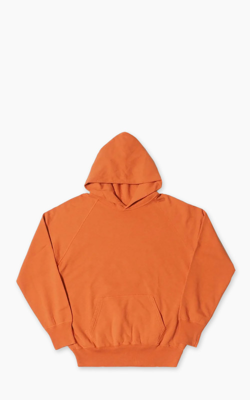 Warehouse & Co. Lot 462 No Print Hooded Sweatshirt Orange