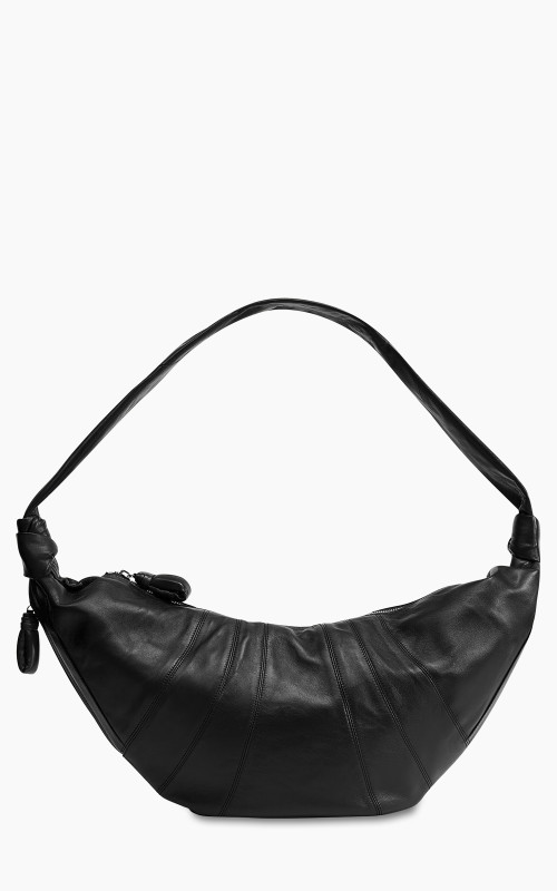 Lemaire Large Croissant Bag Soft Nappa Leather Black