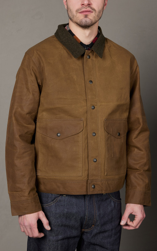 Filson Tin Cloth Work Jacket Dark Tan | Cultizm