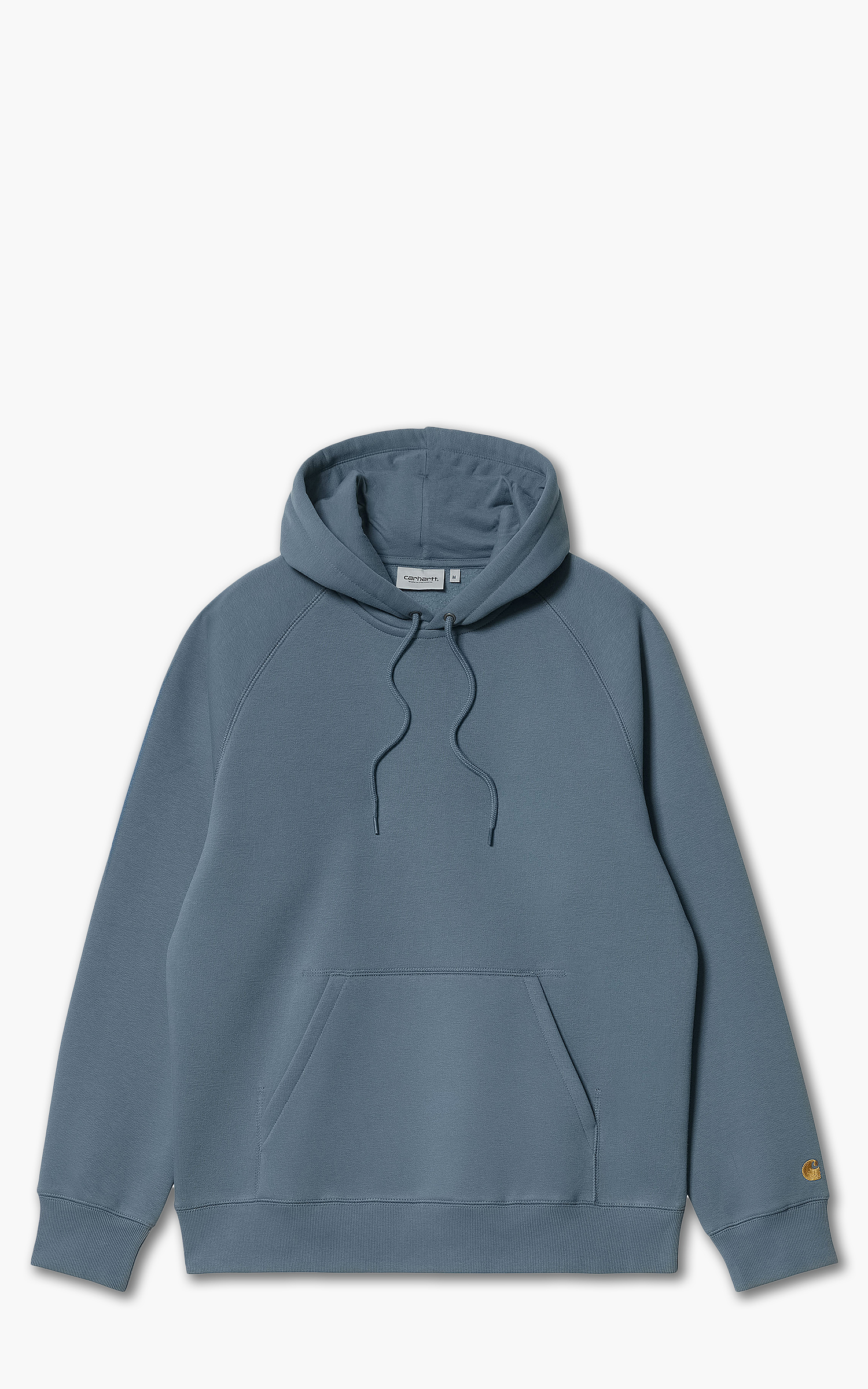 Carhartt WIP Hooded Chase Sweatshirt Storm Blue Gold