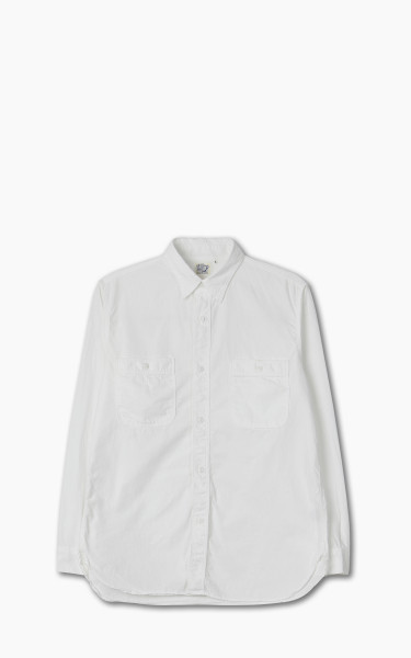 OrSlow Chambray Work Shirt White