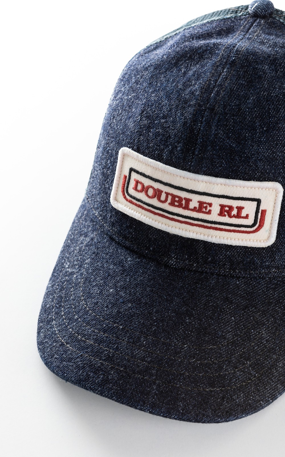 RRL Denim Mesh Trucker Cap Indigo | Cultizm