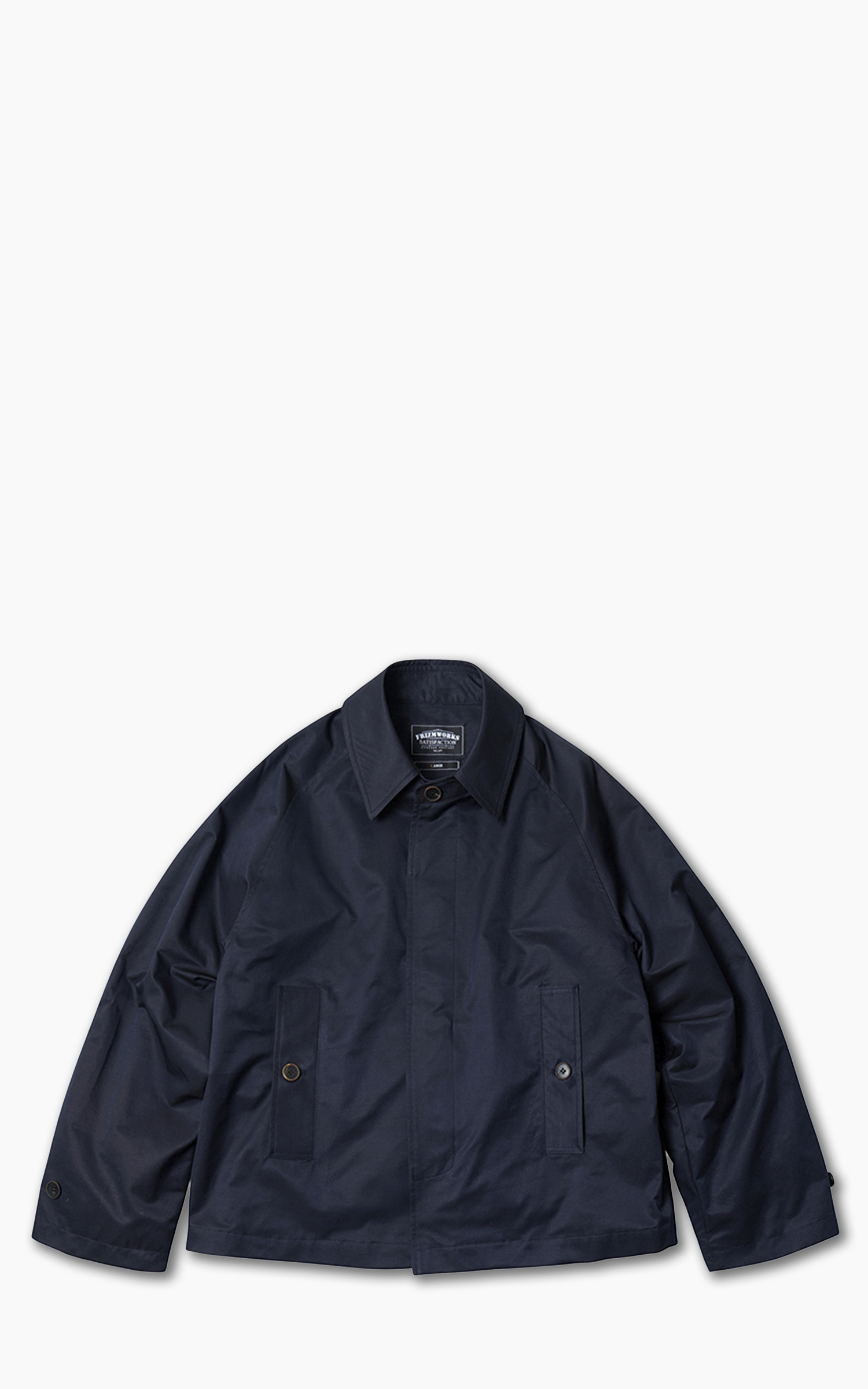 FrizmWORKS Solar Twill Balmacaan Half Jacket Navy