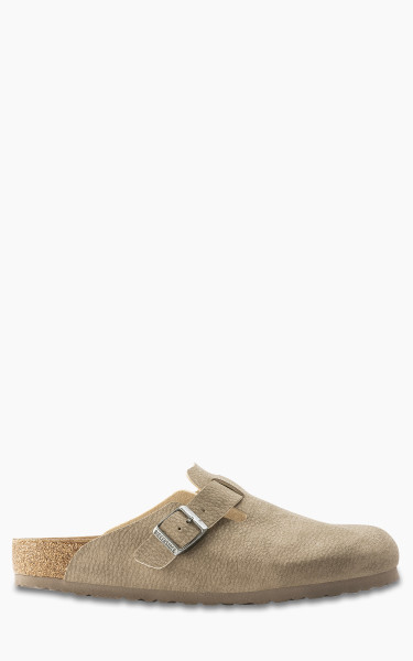 Birkenstock Boston Microfibre Desert Dust Grey Taupe Cultizm