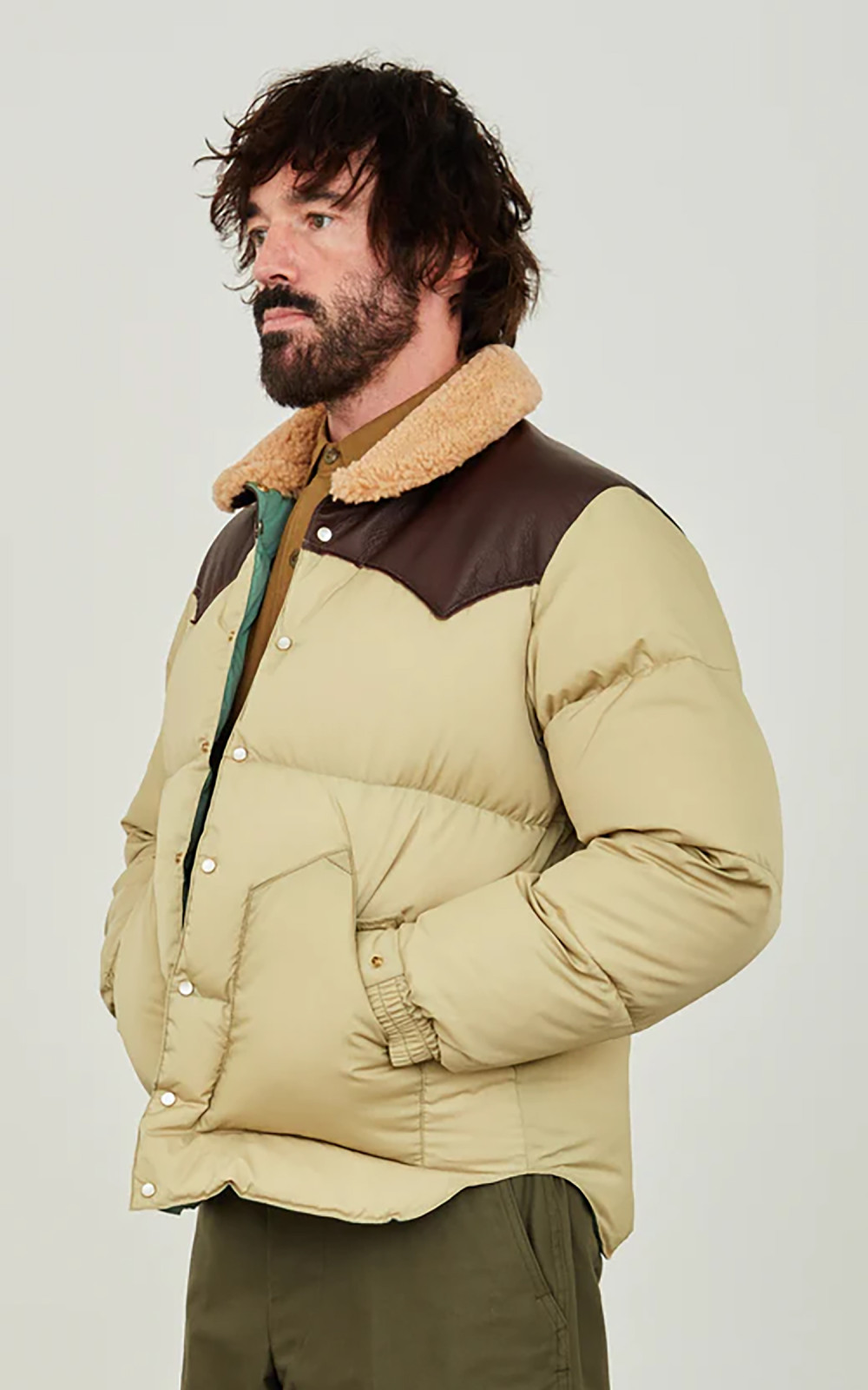 Rocky Mountain Featherbed Christy Down Jacket Tan | Cultizm