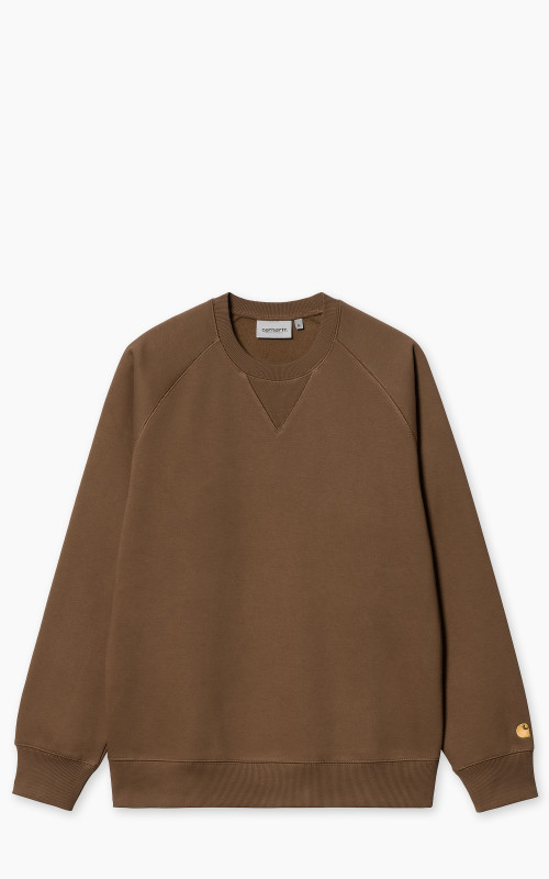 Carhartt WIP Chase Sweatshirt Chocolate/Gold