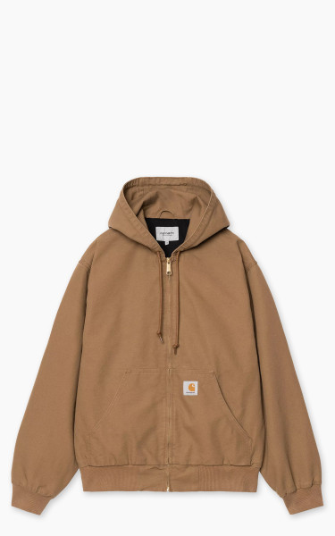 Carhartt WIP OG Active Jacket Dearborn Canvas Rinsed Hamilton Brown