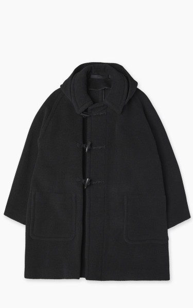 Kaptain Sunshine Duffle Coat Top Mix Black