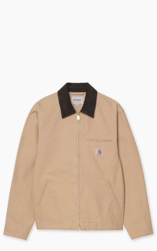 Carhartt WIP Detroit Jacket Dearborn Canvas Dusty H Brown/Tobacco