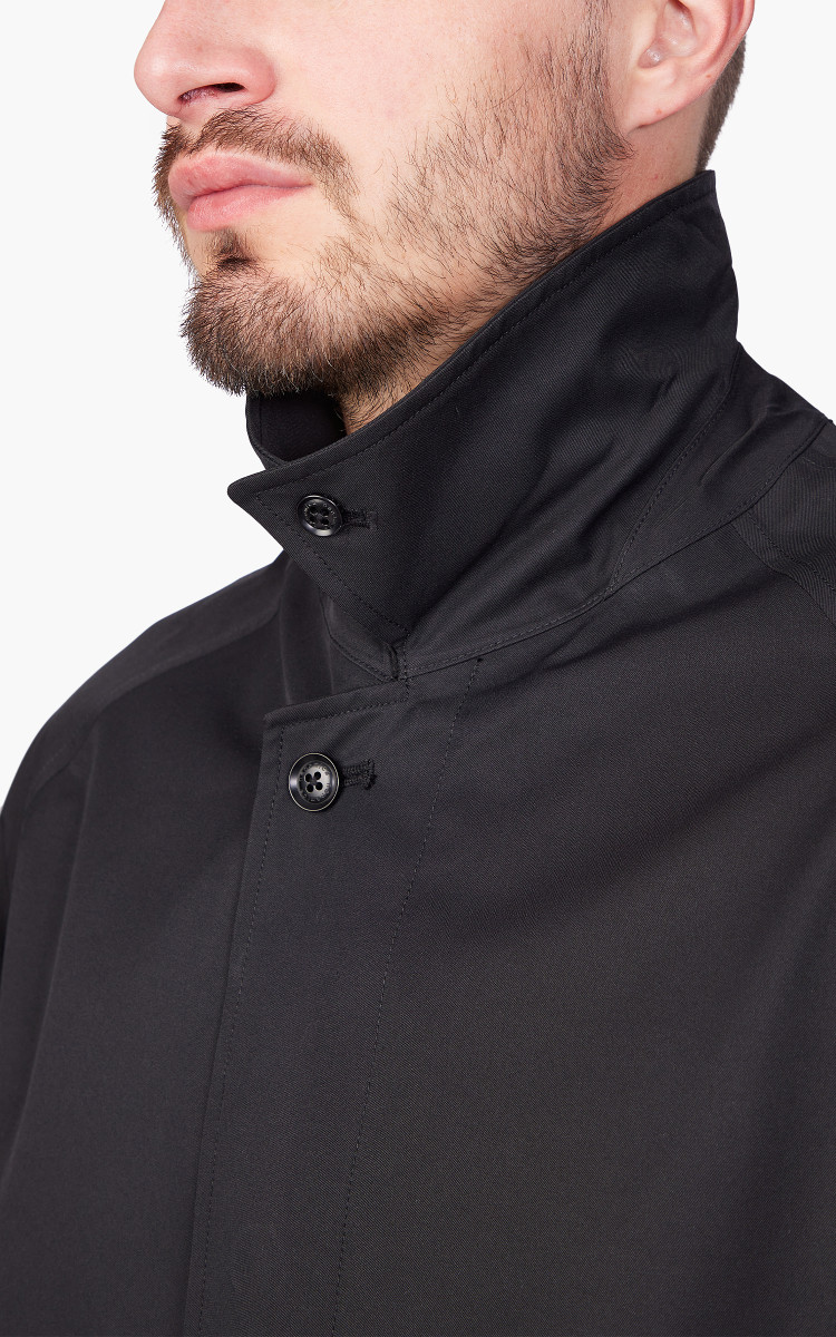 Nanamica 2L GORE-TEX Soutien Collar Coat Black | Cultizm