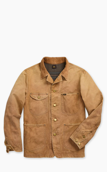 RRL Lynn Corduroy-Collar Canvas Jacket Vintage Khaki