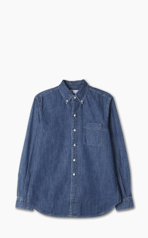 Tellason Button Down Shirt Denim Special Wash