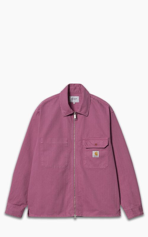 Carhartt WIP Rainer Shirt Jac Redmont Herringbone Magenta