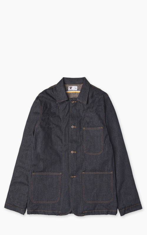 Tellason Baker Jacket Selvedge Lined Raw Indigo