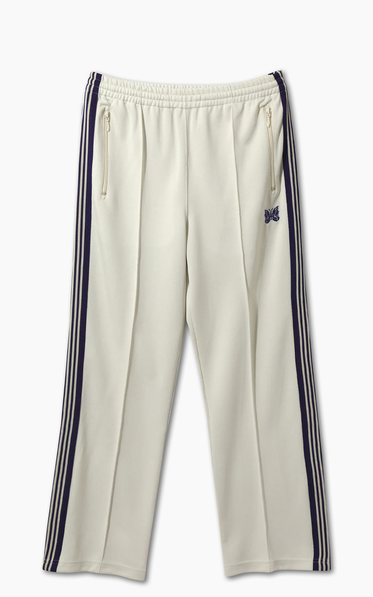 Needles Track Pant Poly Smooth Ice White | Cultizm