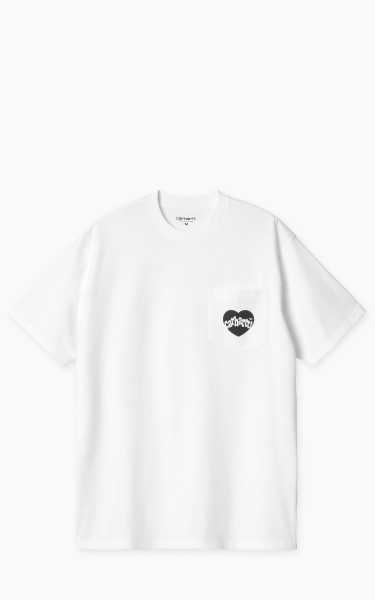 Carhartt WIP S/S Amour Pocket T-Shirt White/Black