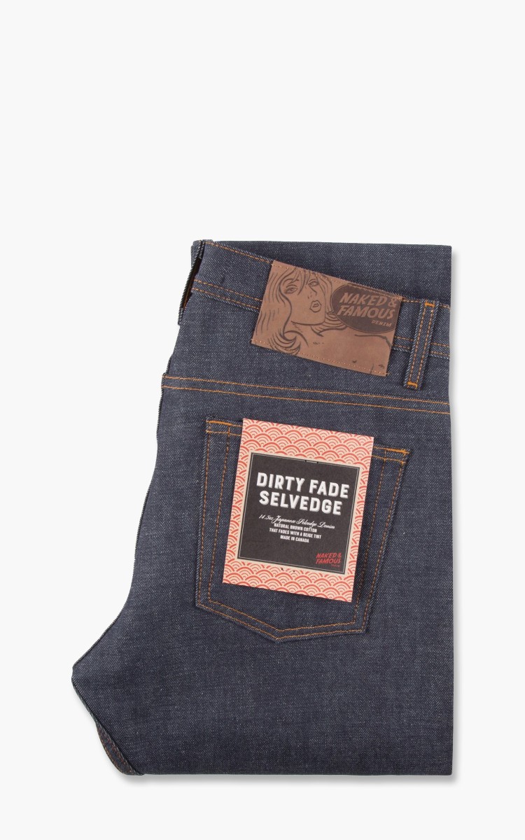 Naked Famous Denim Weird Guy Dirty Fade Selvedge Oz Cultizm