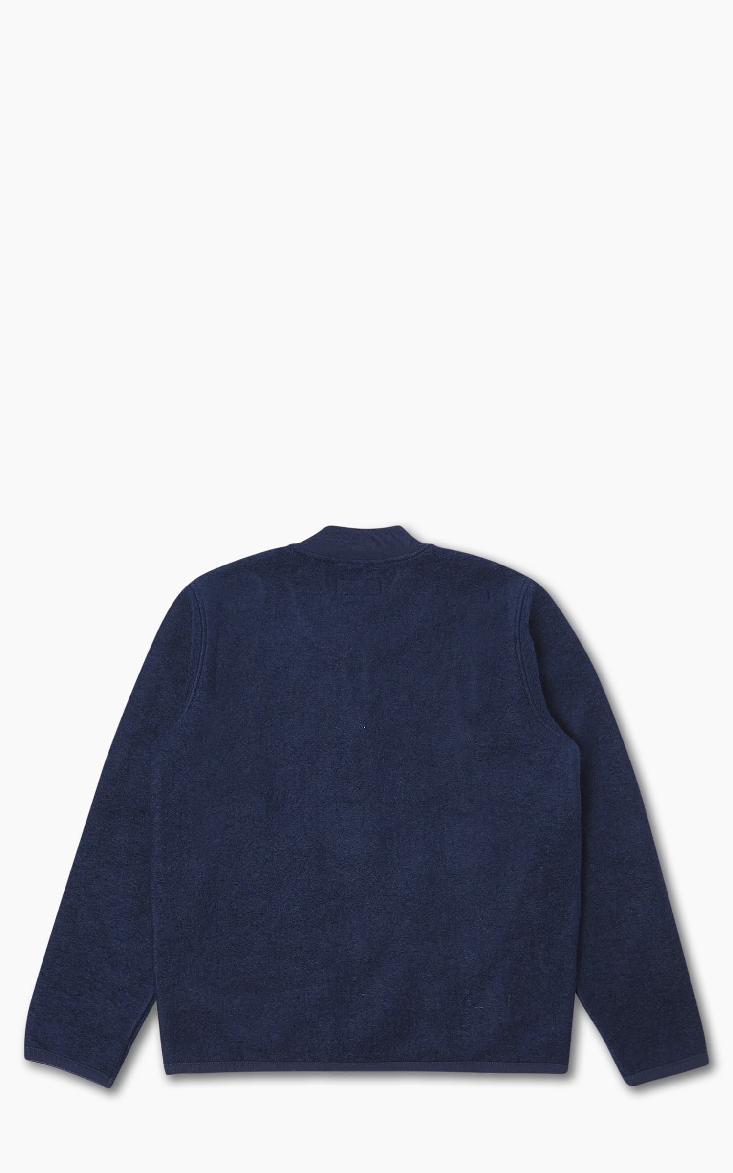 Universal Works Zip Bomber Wool Fleece Indigo | Cultizm