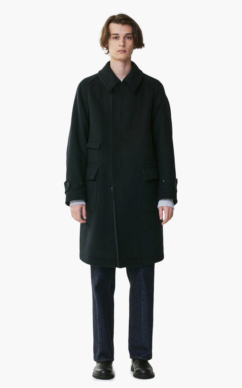 Kaptain Sunshine Traveller Coat Black | Cultizm