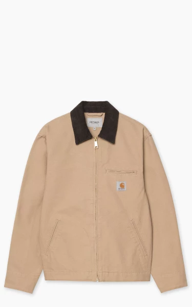 Carhartt WIP Detroit Jacket Dearborn Canvas Rinsed Dusty H Brown/Tobacco