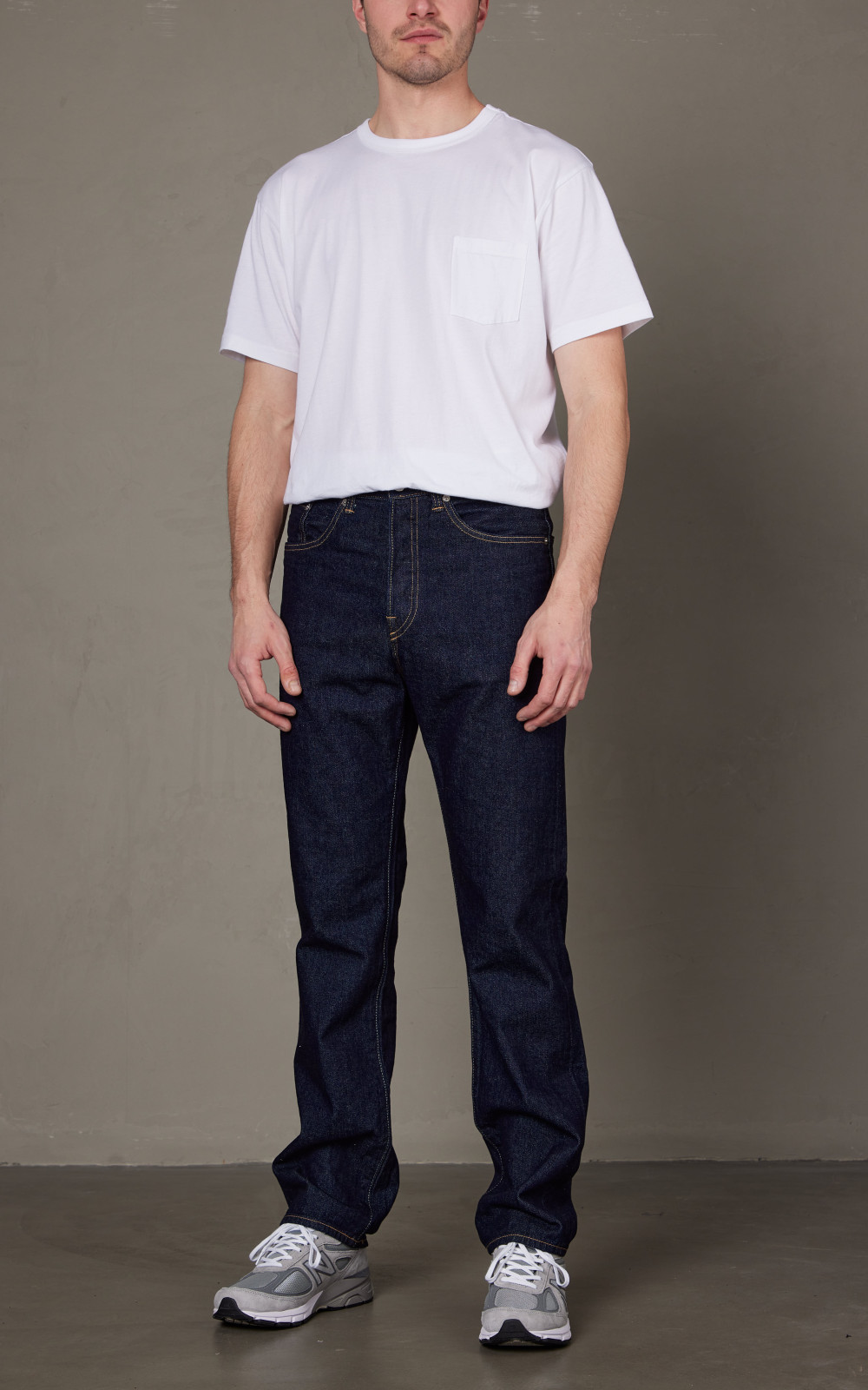 Edwin Loose Straight Kaihara Yoshiko Left Hand Denim Blue Rinsed 12.5oz |  Cultizm