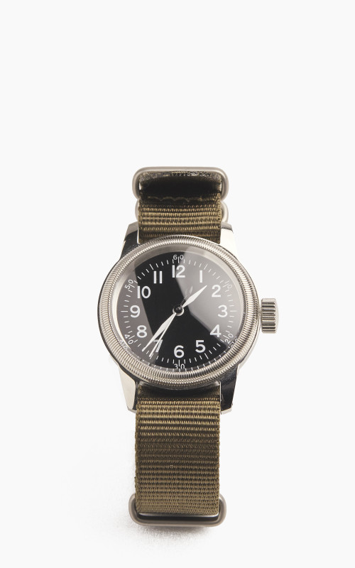 M.R.M.W. A-11 Military Watch 12H Dial Nylon Strap Black