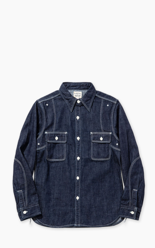 Pherrow’s 770WS Denim Work Shirt Indigo