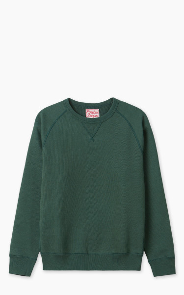 Wonder Looper Pullover Crewneck Double Heavyweight French Terry Green