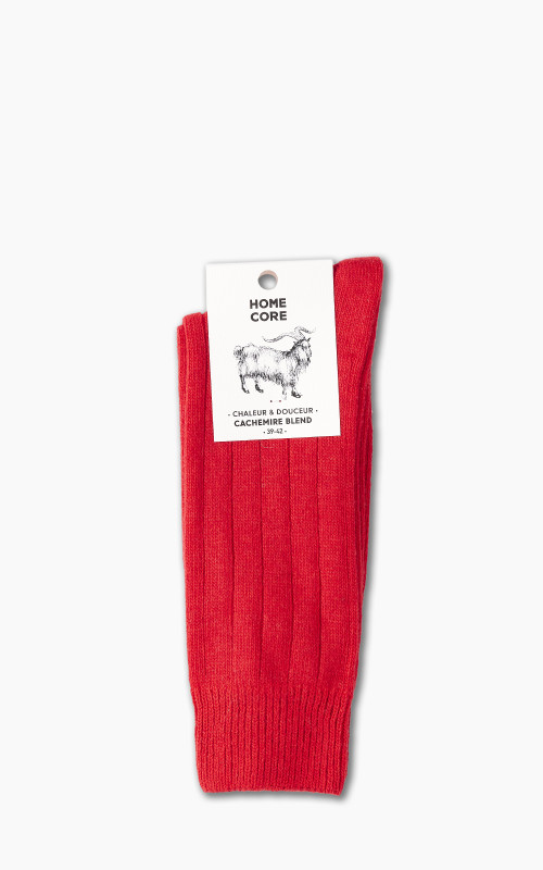 Homecore Cashmere Blend Socks Primary Red
