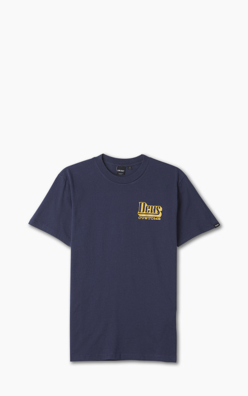 Deus Ex Machina Stripes Tee Navy